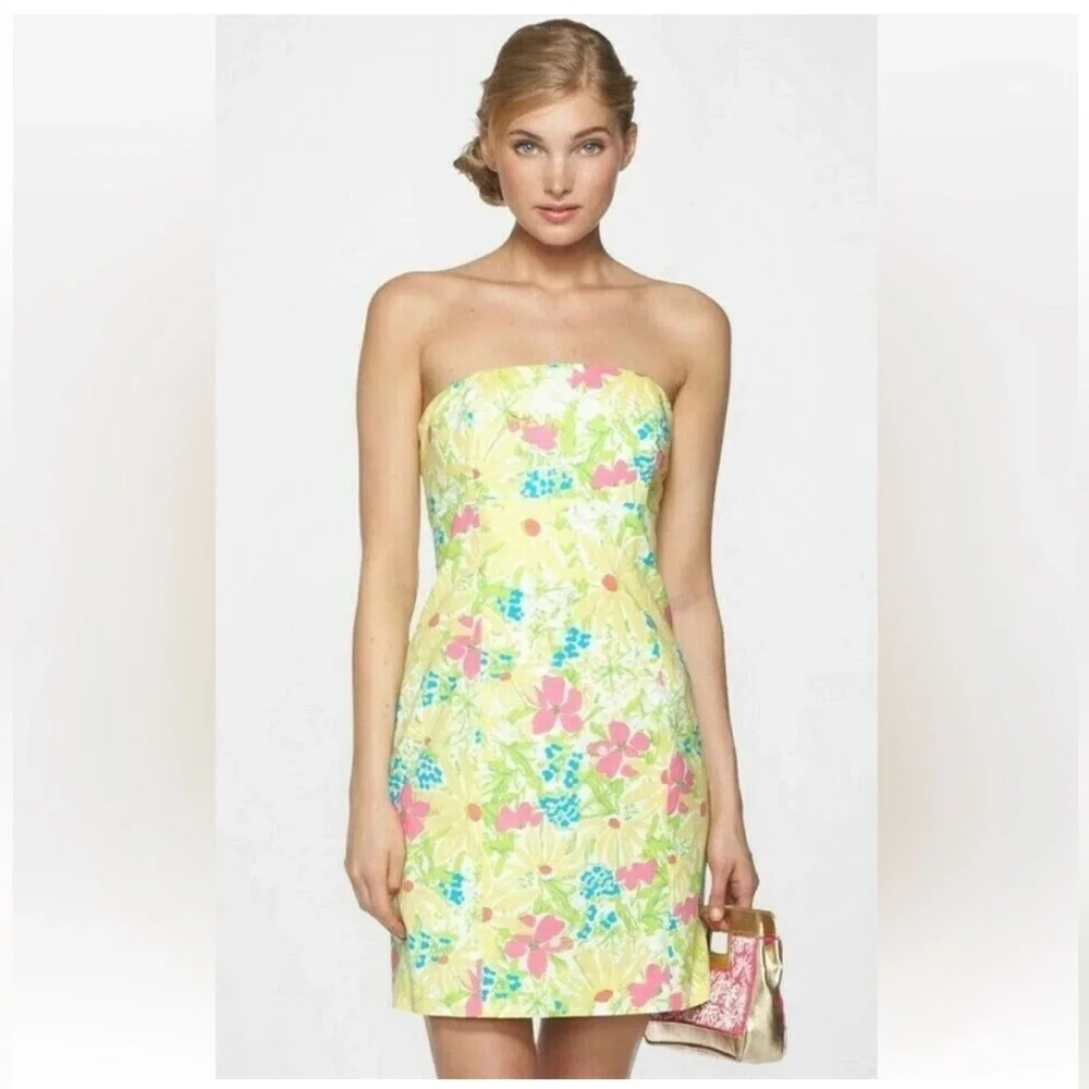 Lilly Pulitzer Dress 2 Summer Yellow - Picture 1 of 11